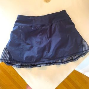 Lululemon tennis skirt…. Front and back pictures